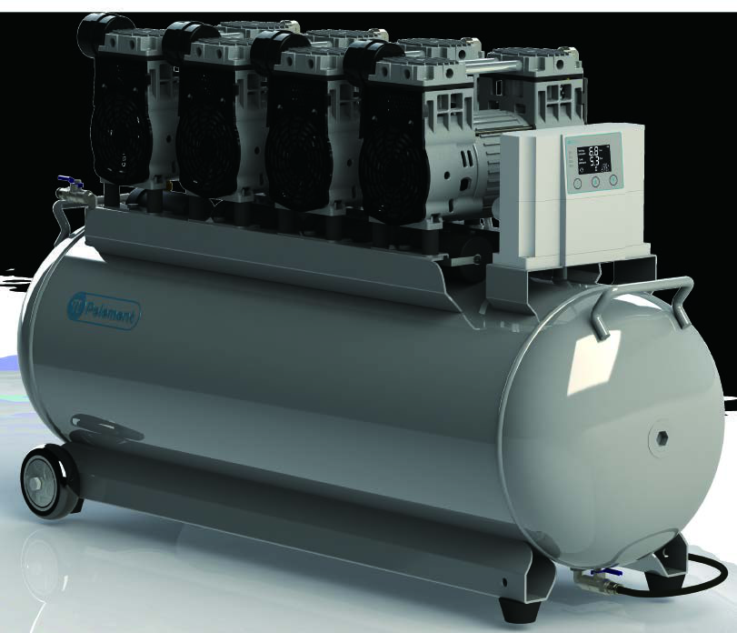 A-Series oil-free air compressor — compressor room scenario